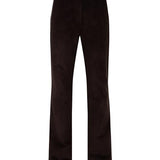 LETA - Low-rise straight-leg corduroy pants