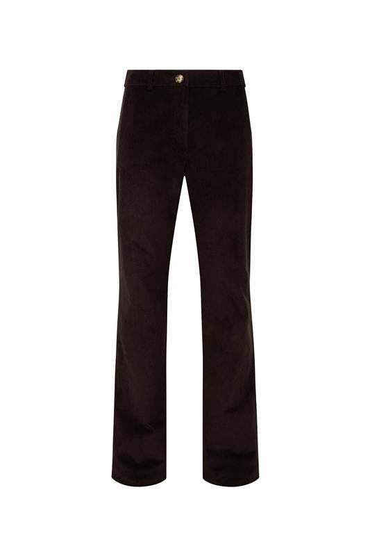 LETA - Low-rise straight-leg corduroy pants