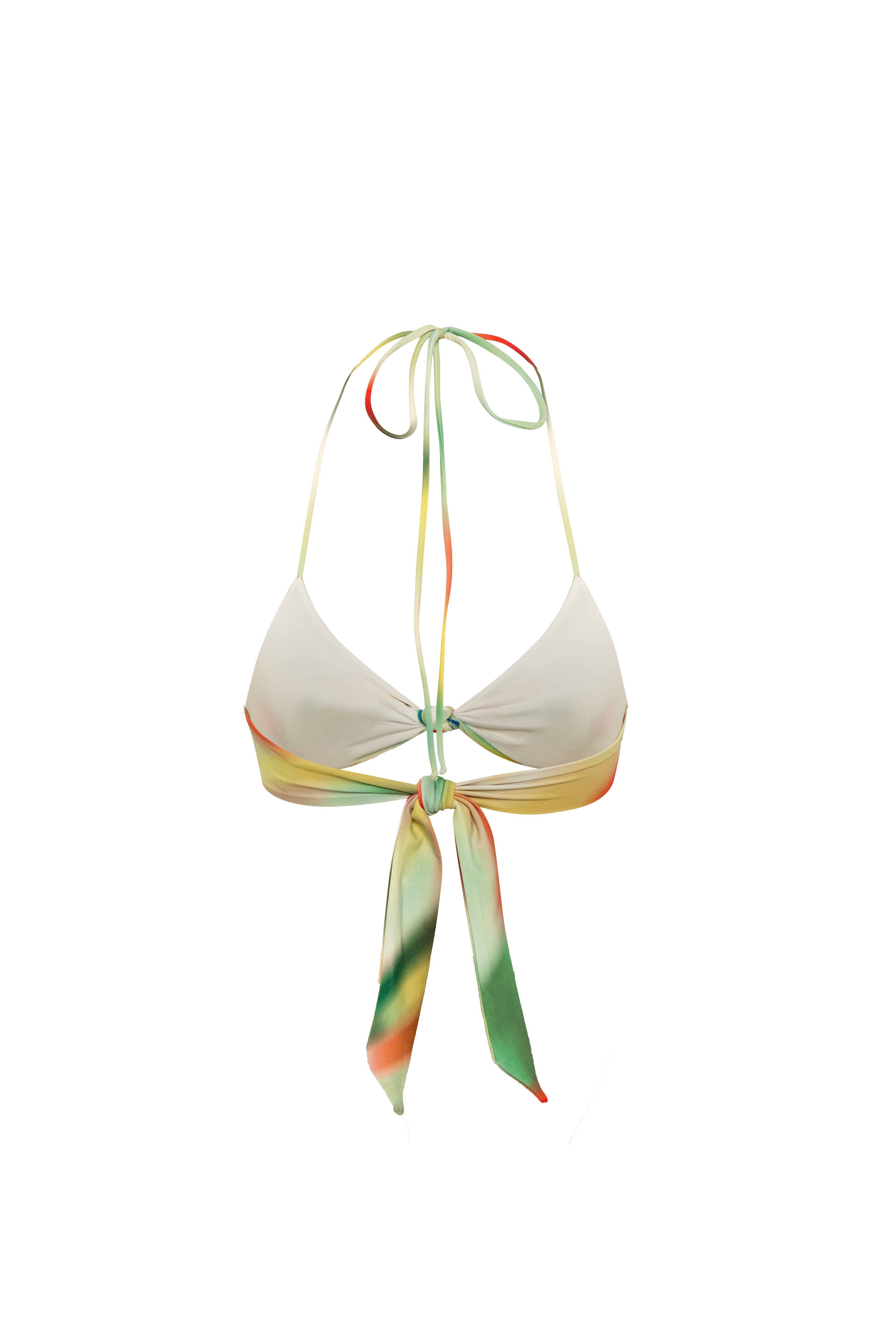 LIYA - Sun-ray printed bikini top