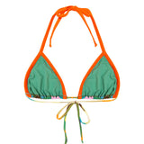 LOLA - Bubble flower triangle bikini top