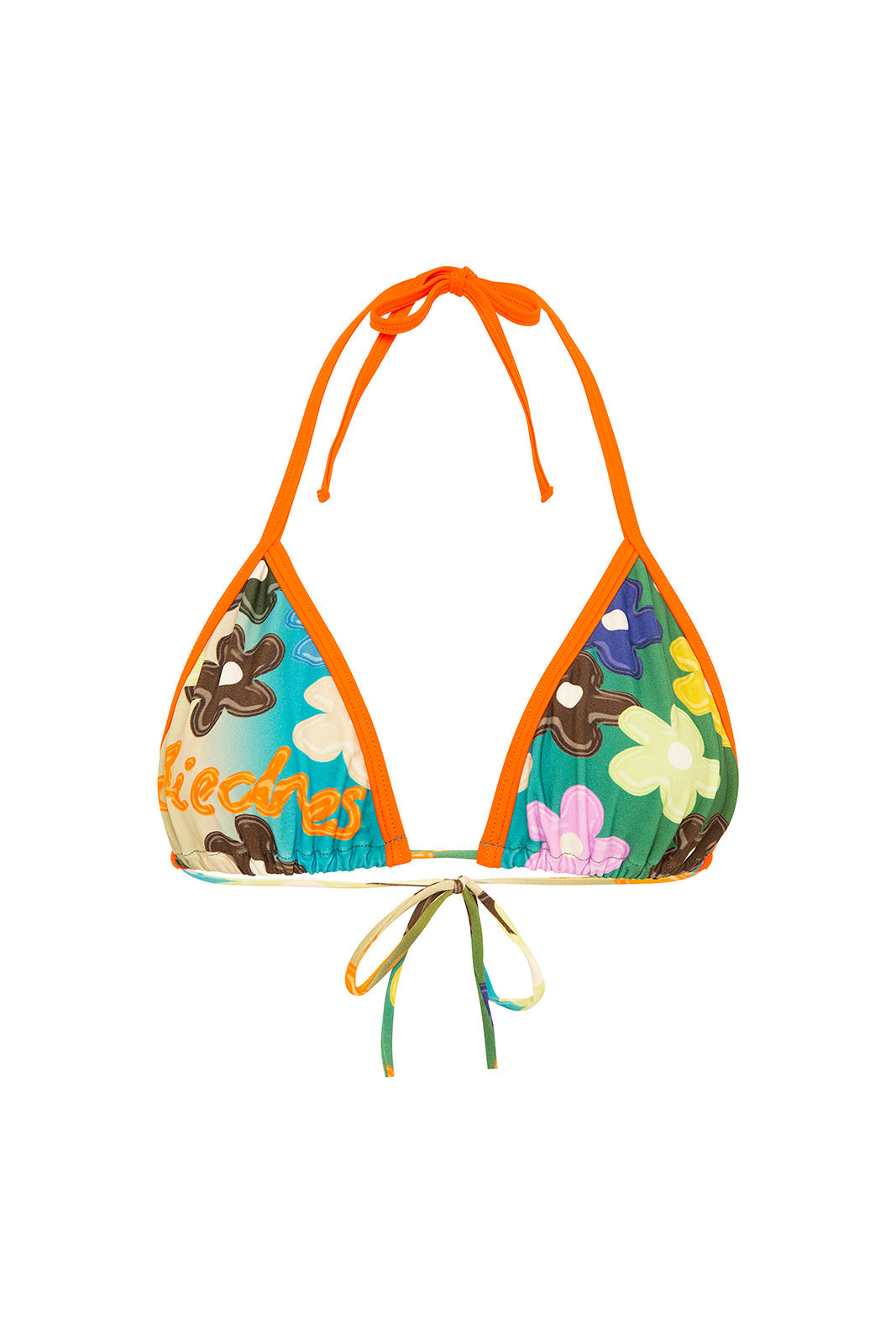 LOLA - Bubble flower triangle bikini top