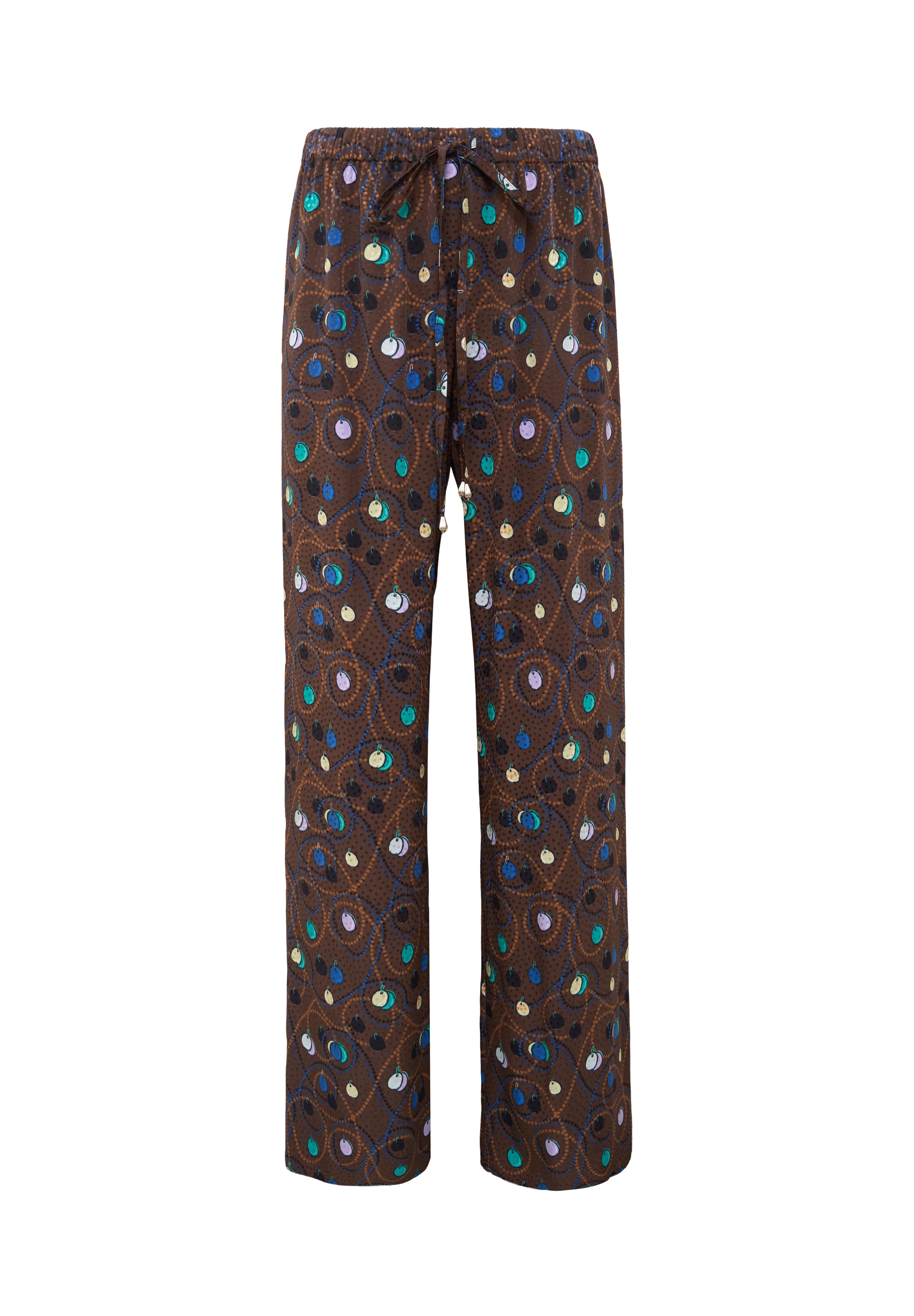 MANOCE - Printed wide-leg pant