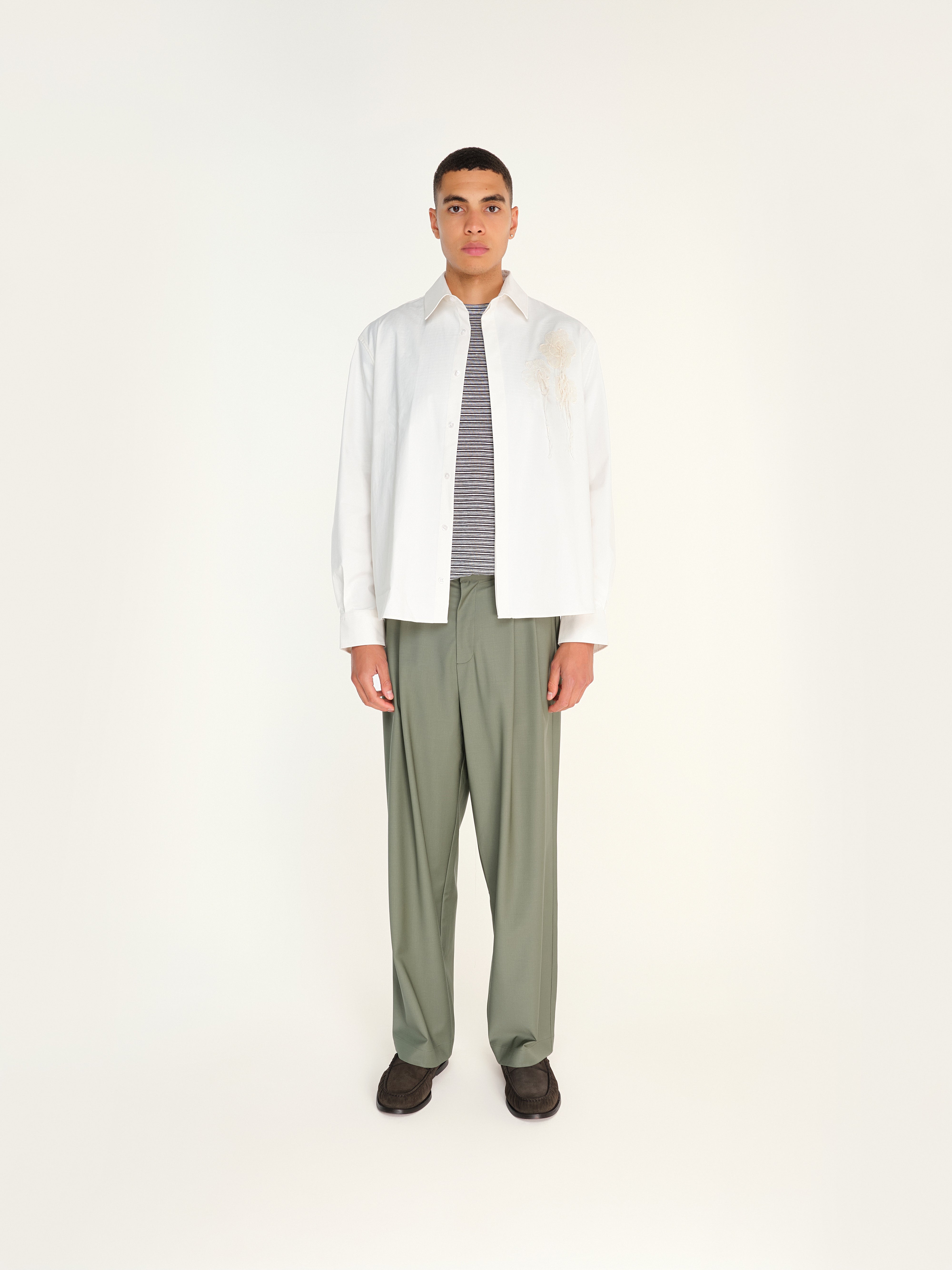 EDDY - Pleated wide-leg pants