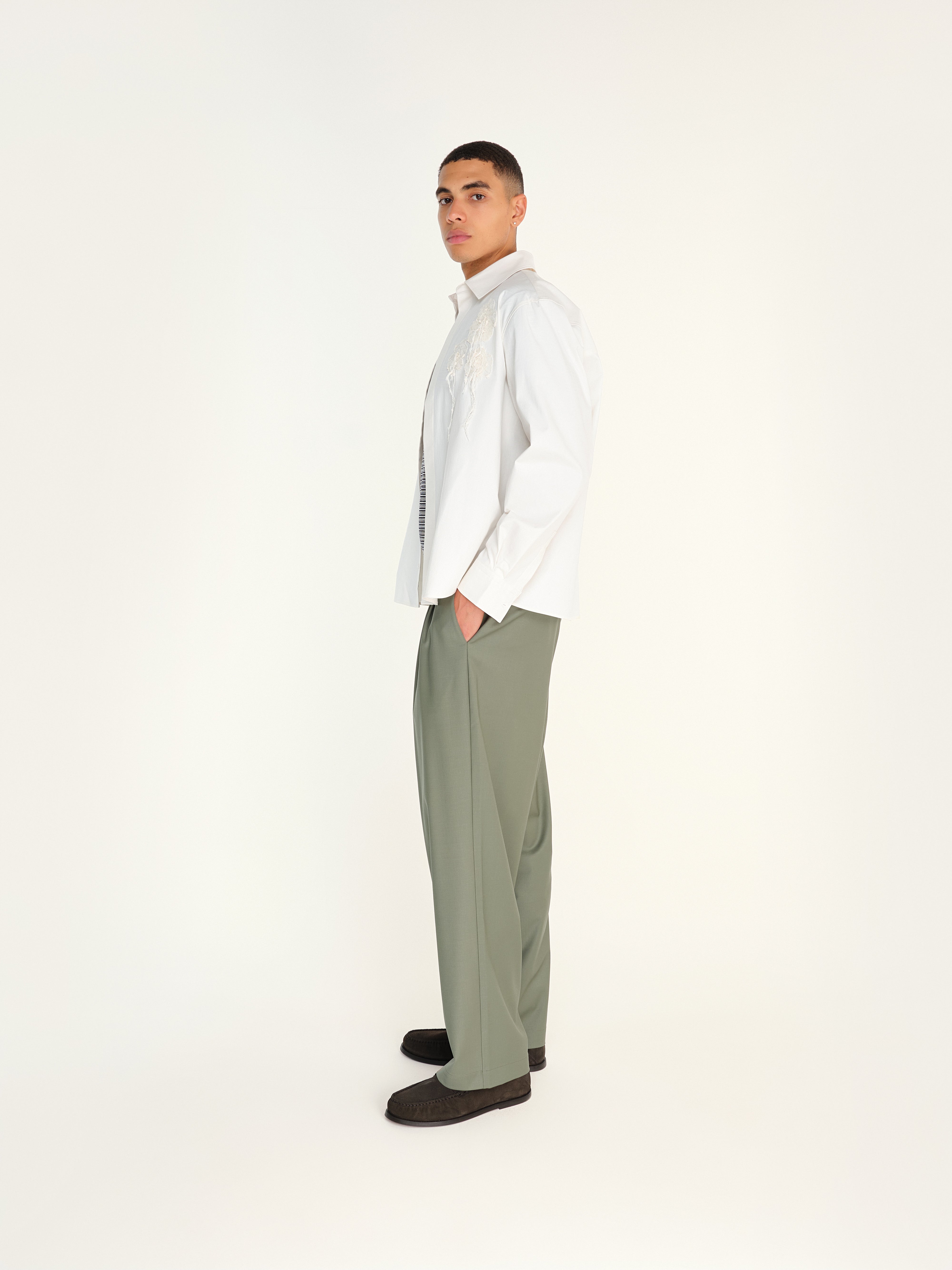 EDDY - Pleated wide-leg pants