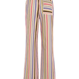 NEDI - Multicolour striped drawstring pants