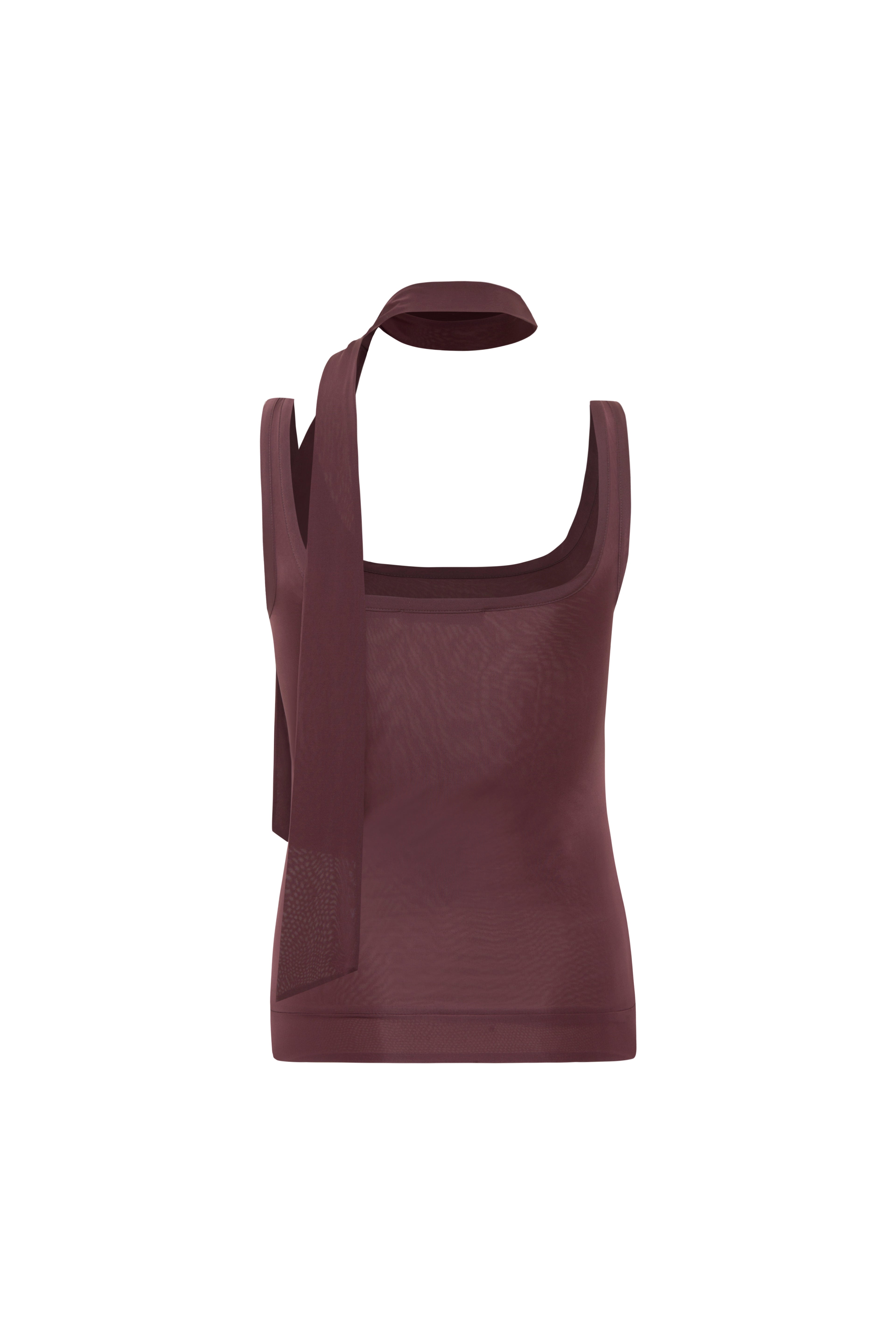 NINA - Embellished top with scarf detail