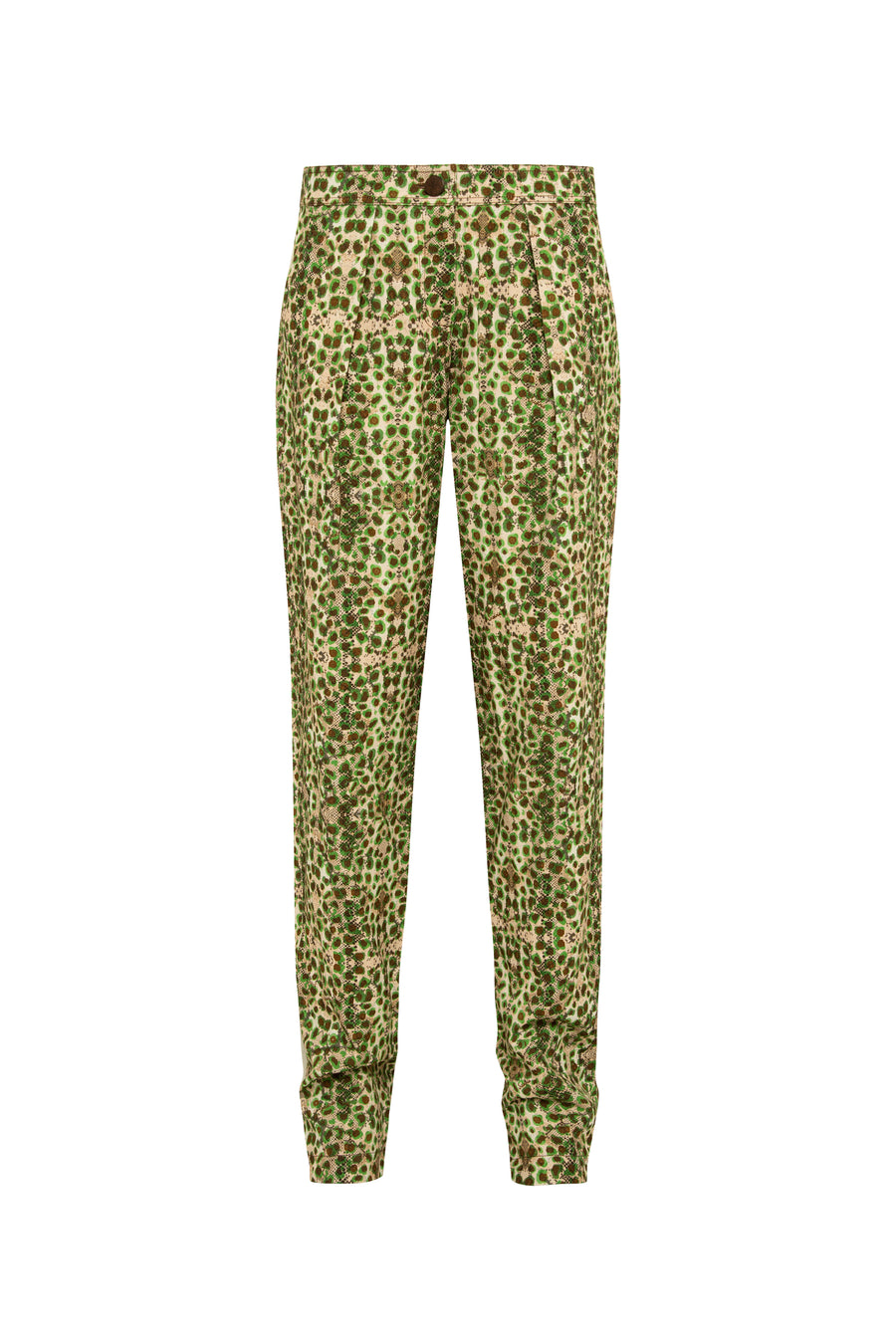 PLEA - Low-rise wide-leg printed pants