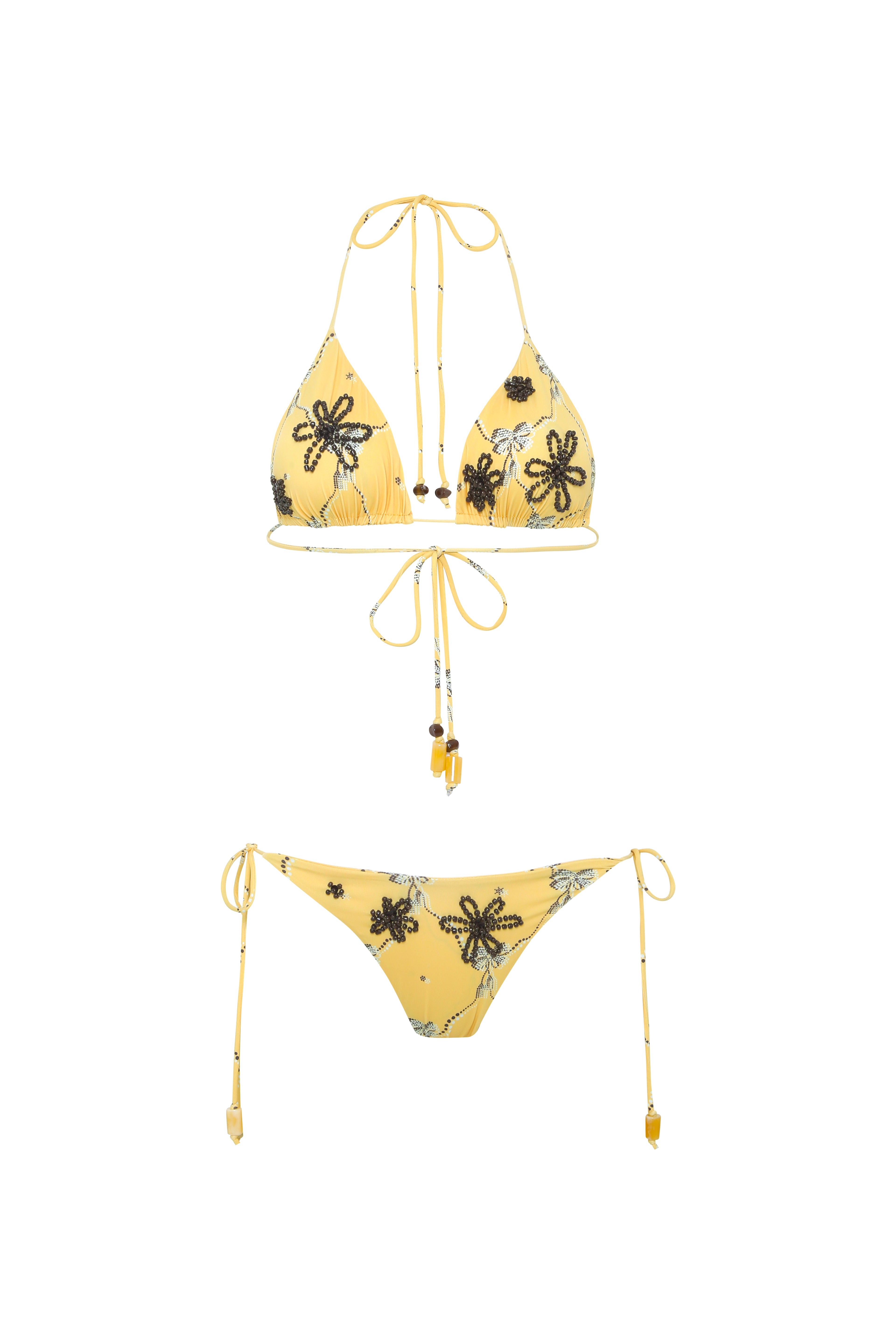 ROM - Tie-detailed low-rise bikini briefs
