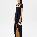 ROXY - Stretch jersey ruched maxi dress