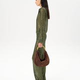 SEZANNE - Semi sheer sequin button-down