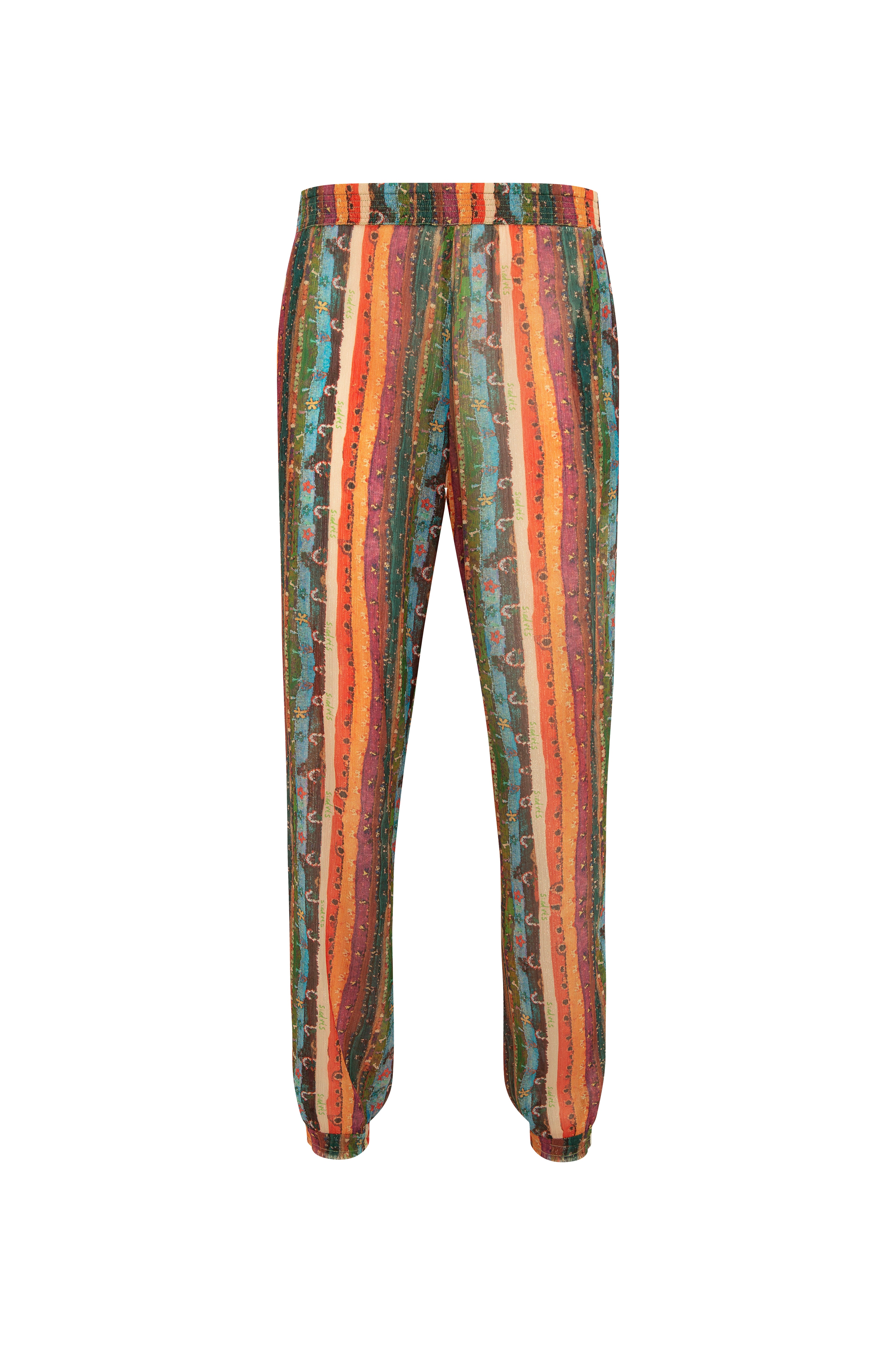 SHEN - Printed lumiere chiffon shalwar pants