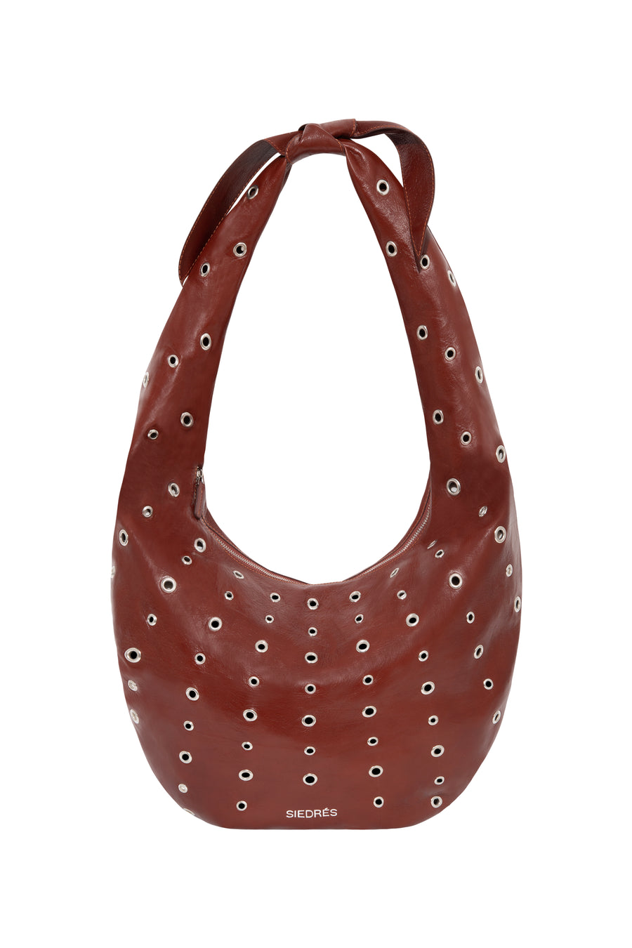 SHRIMP - Oversized hobo bag with silver studs