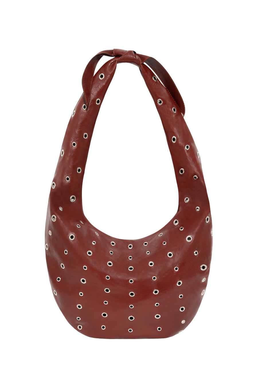 SHRIMP - Oversized hobo bag with silver studs