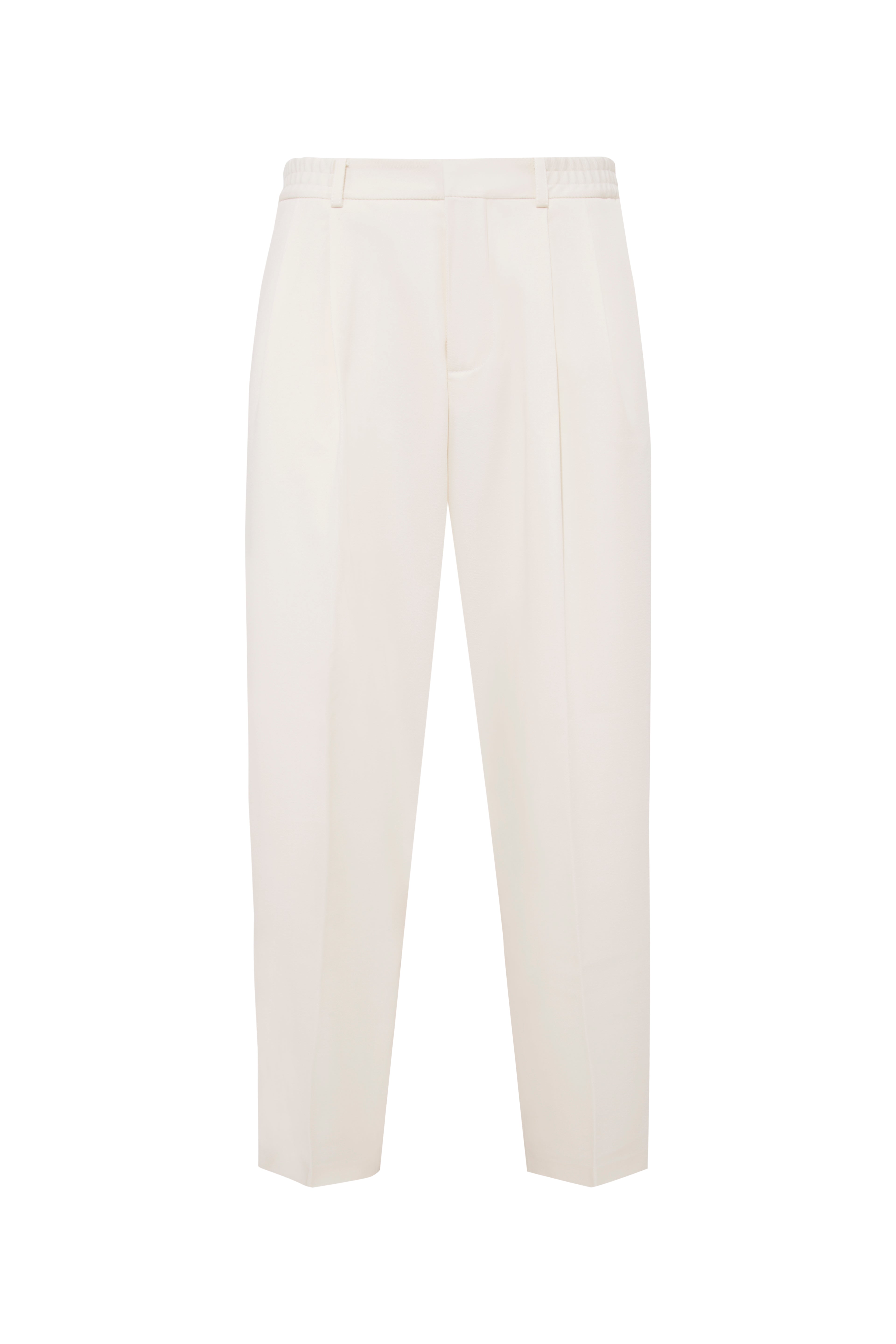 TYRON - Wide leg pleated trousers