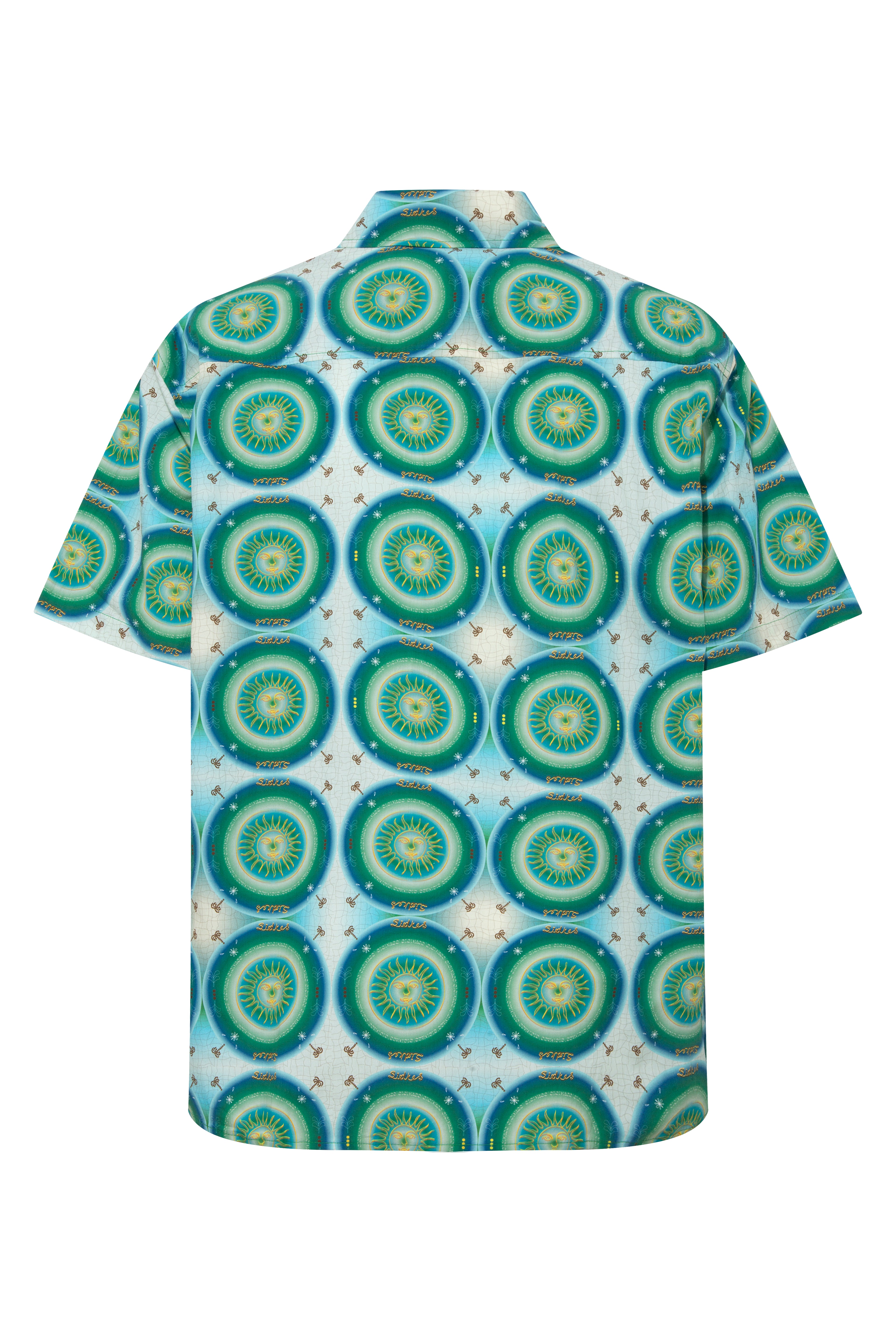 MARCO - Sun printed short sleeve shirt