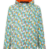 GABIN - Distorted check printed jacket