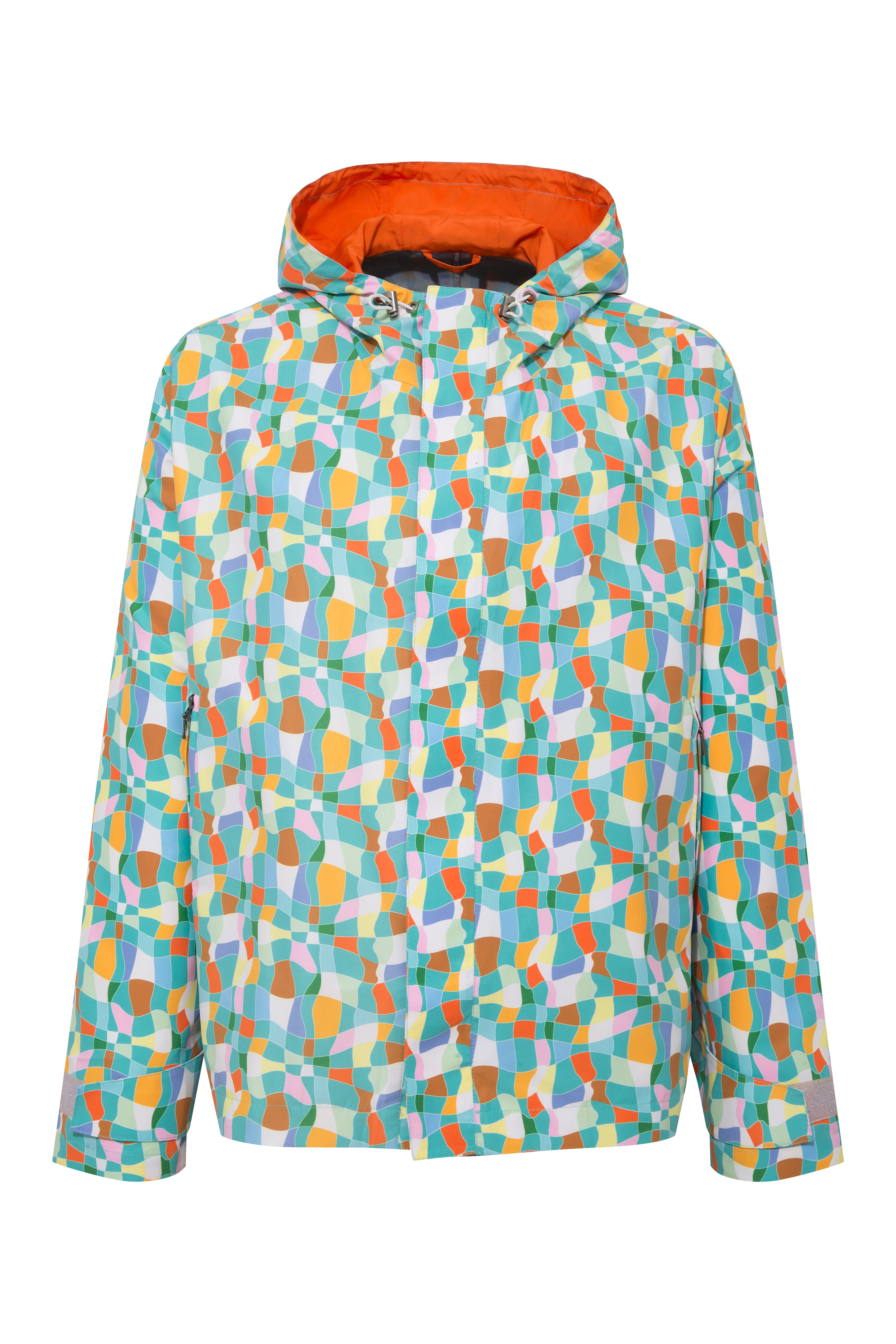 GABIN - Distorted check printed jacket