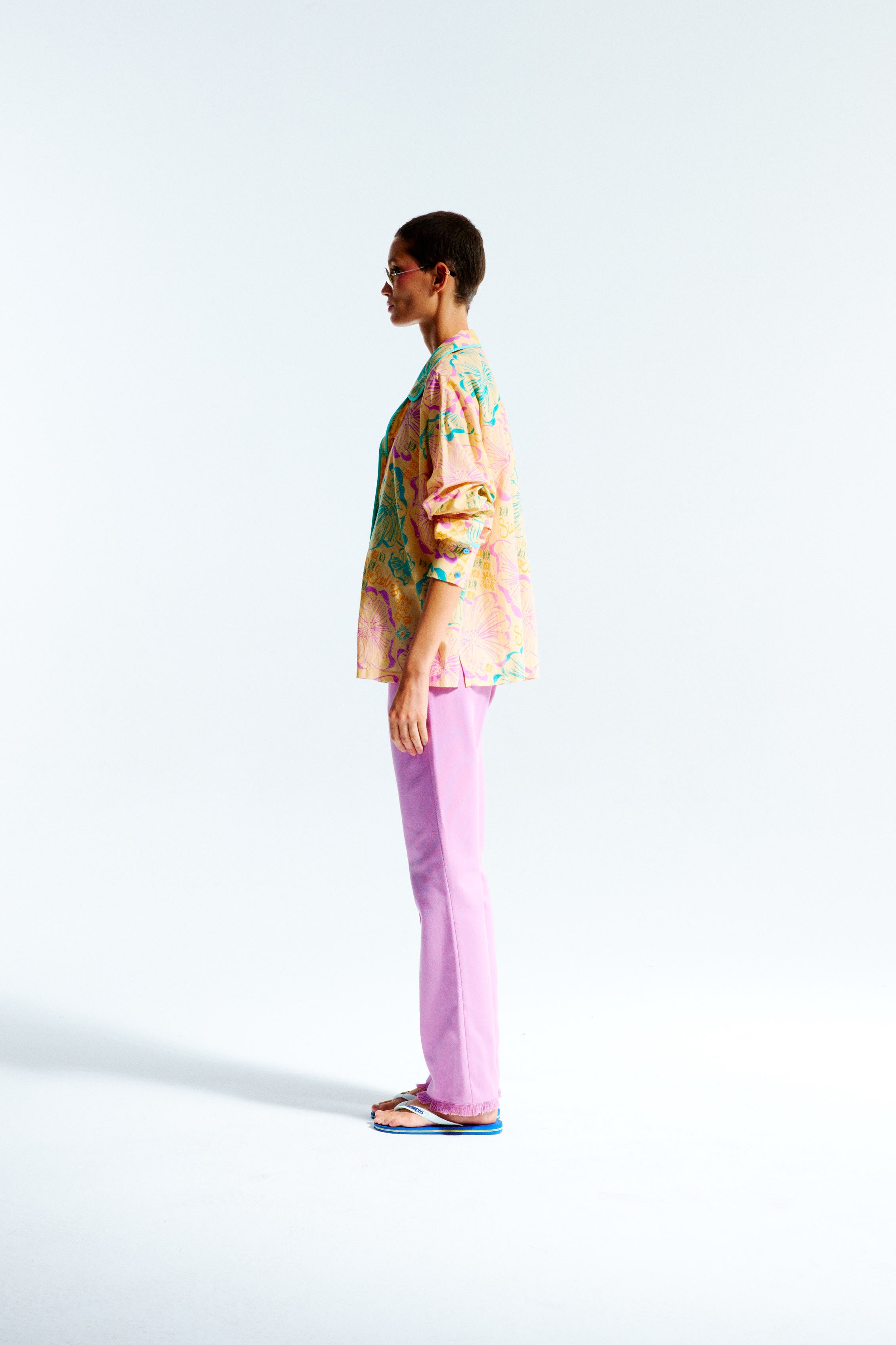 TARA - Raw-edge pants