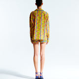 NICO - Printed shirt with contrast piping