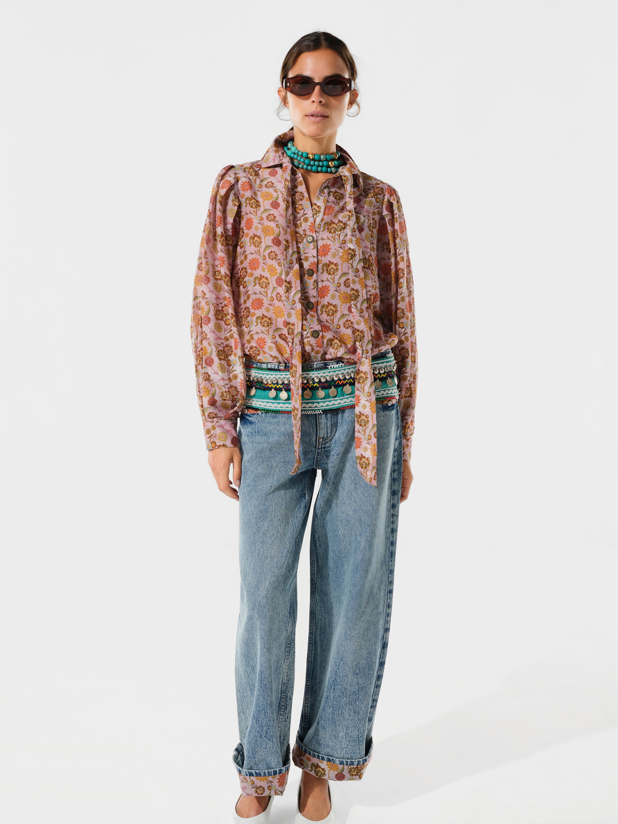 ARIETTE - Floral printed top