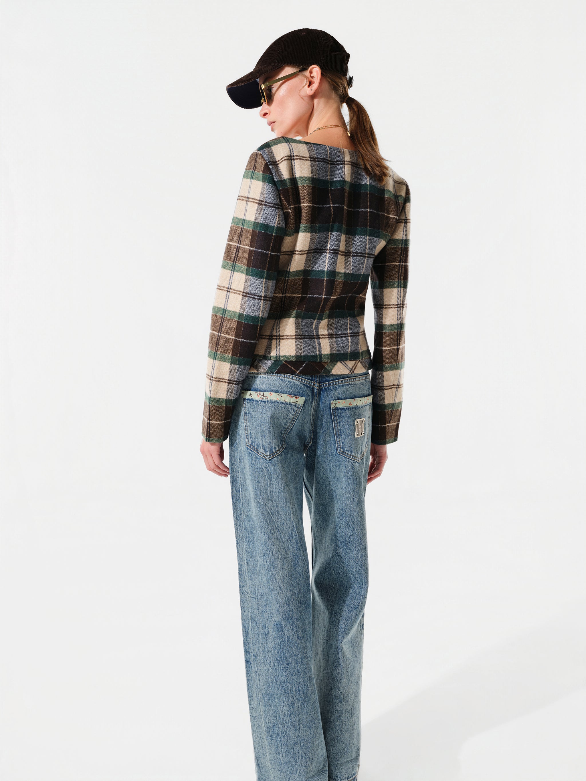 LENOR - Jacket with front bow detail