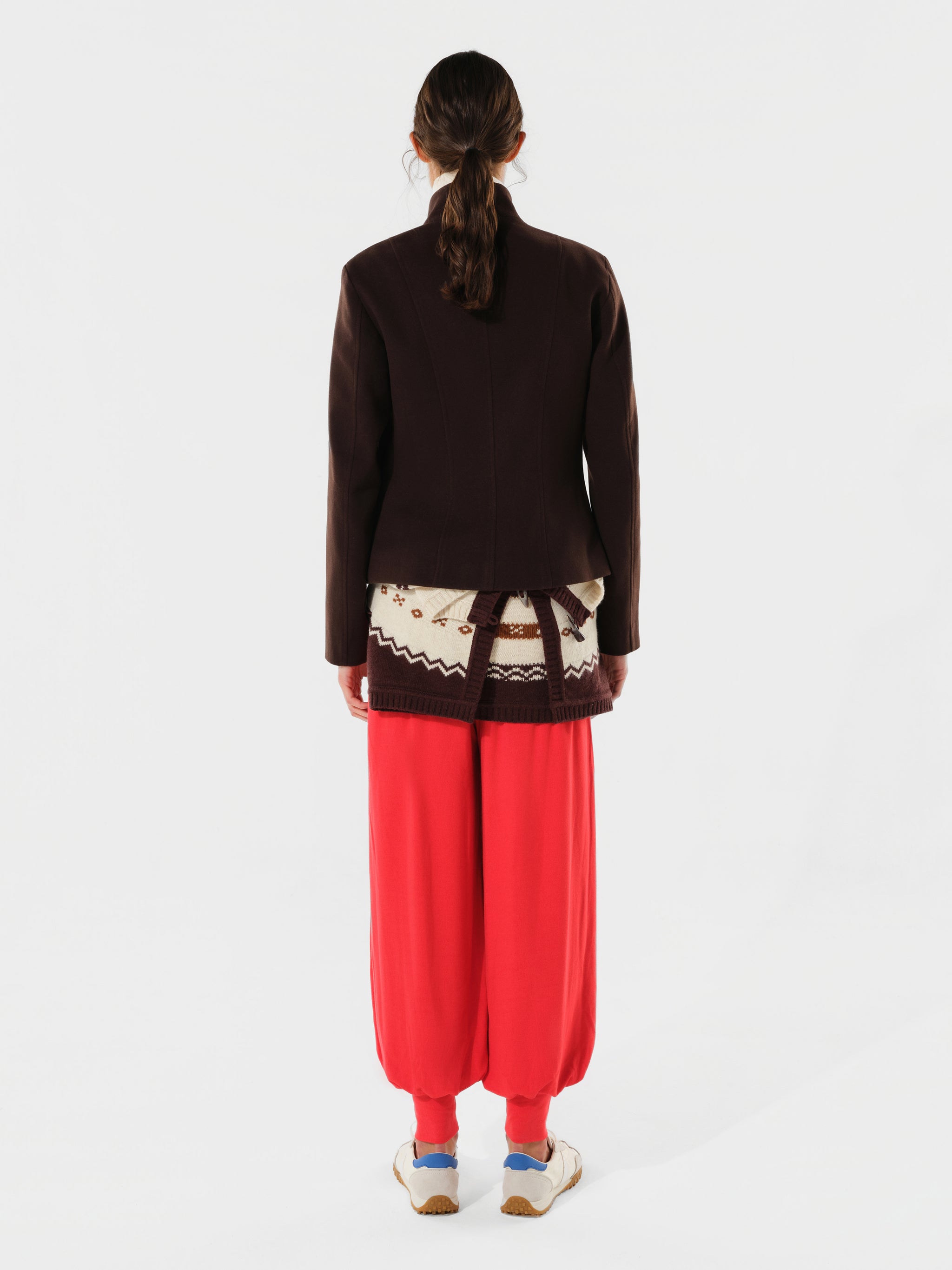 JACKIE - Structured jacket with stand collar