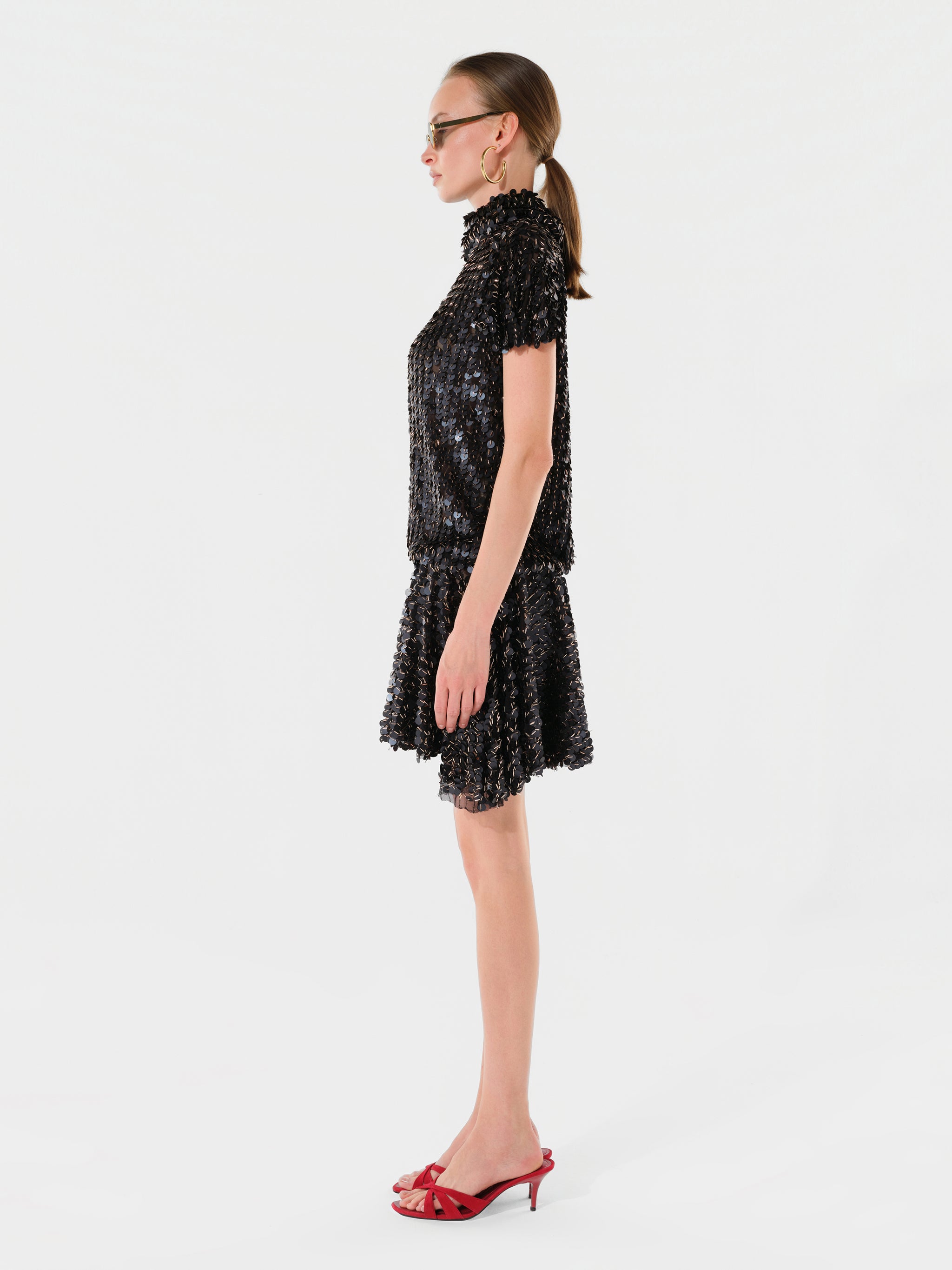 FRYN - All-over sequin embellished dress
