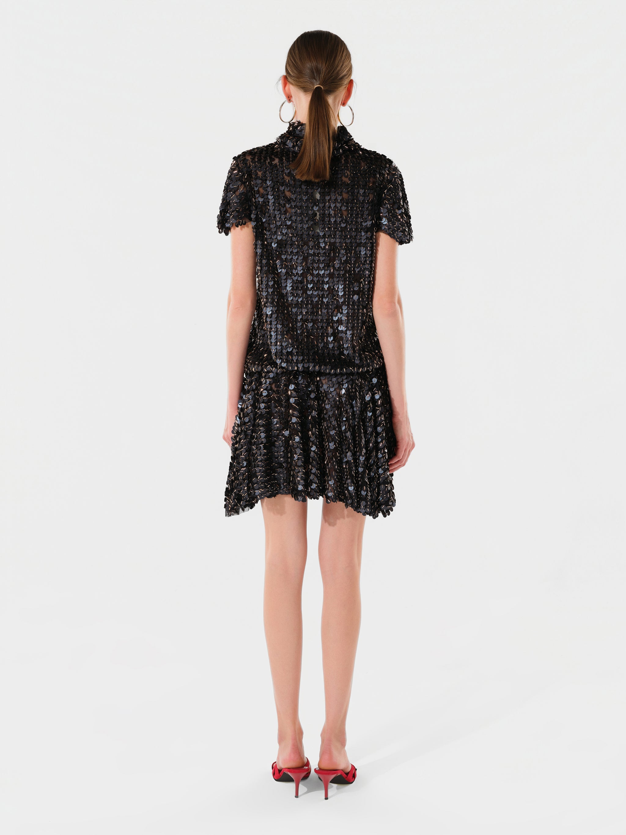 FRYN - All-over sequin embellished dress