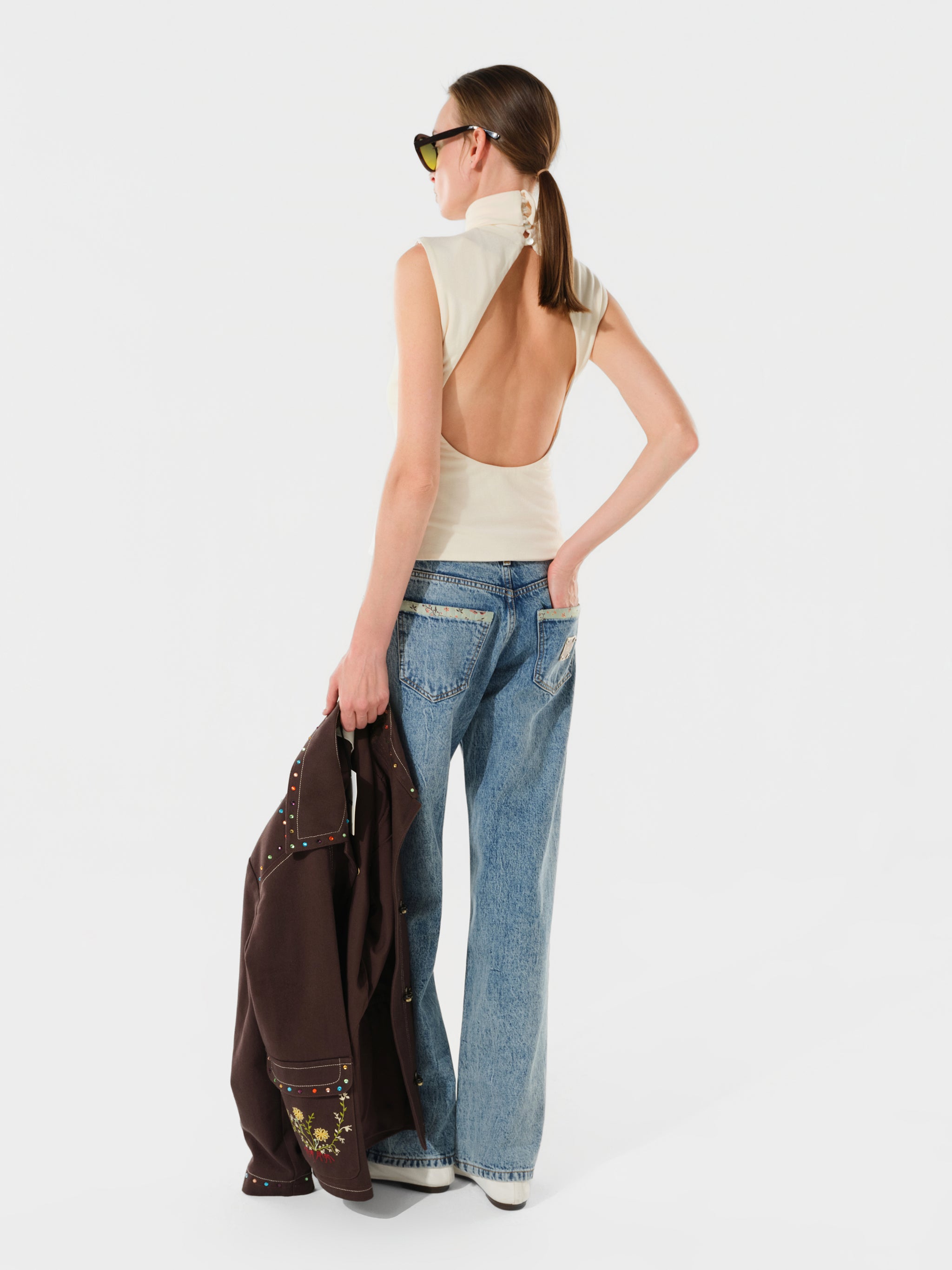 LORI - Sleeveless knit top