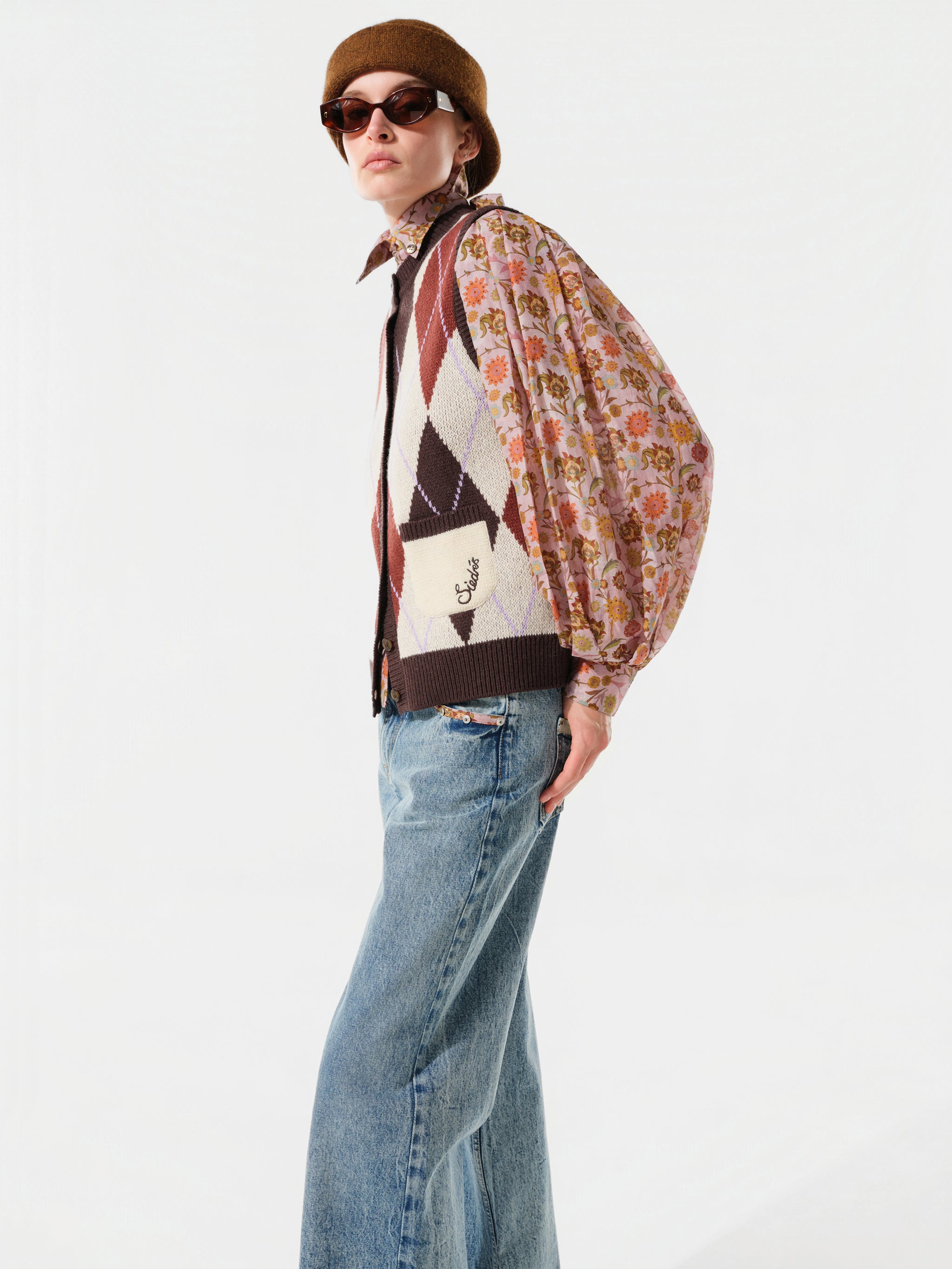 CARINA - Sleeveless knit vest
