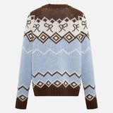 CELESTE - Wool jacquard-knit sweater