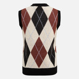 CARINA - Cashmere-wool blend semi-buttoned vest