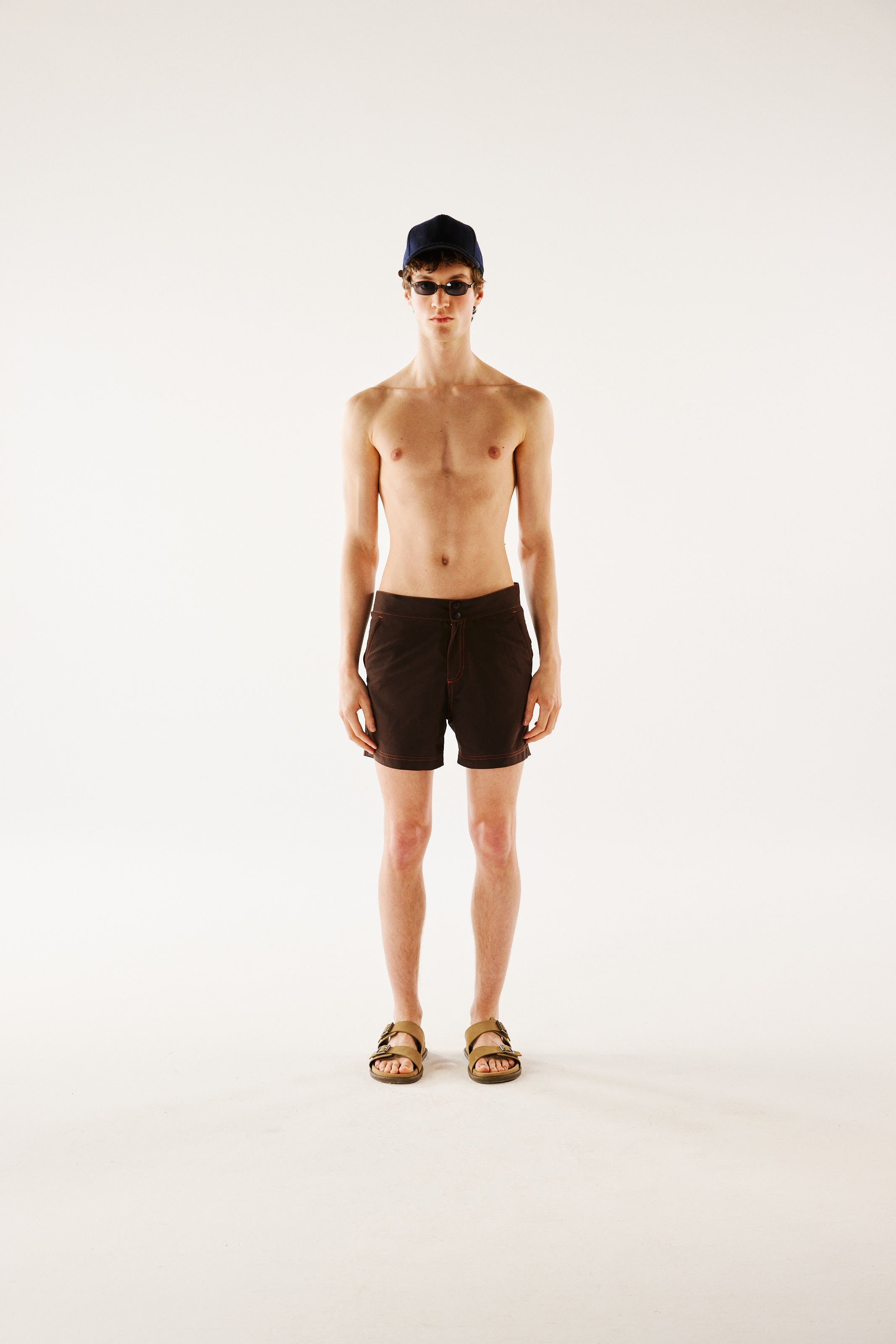 BORA - Slim-fit short-length swim shorts