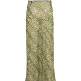 SINY - Printed sheer maxi skirt with bead details