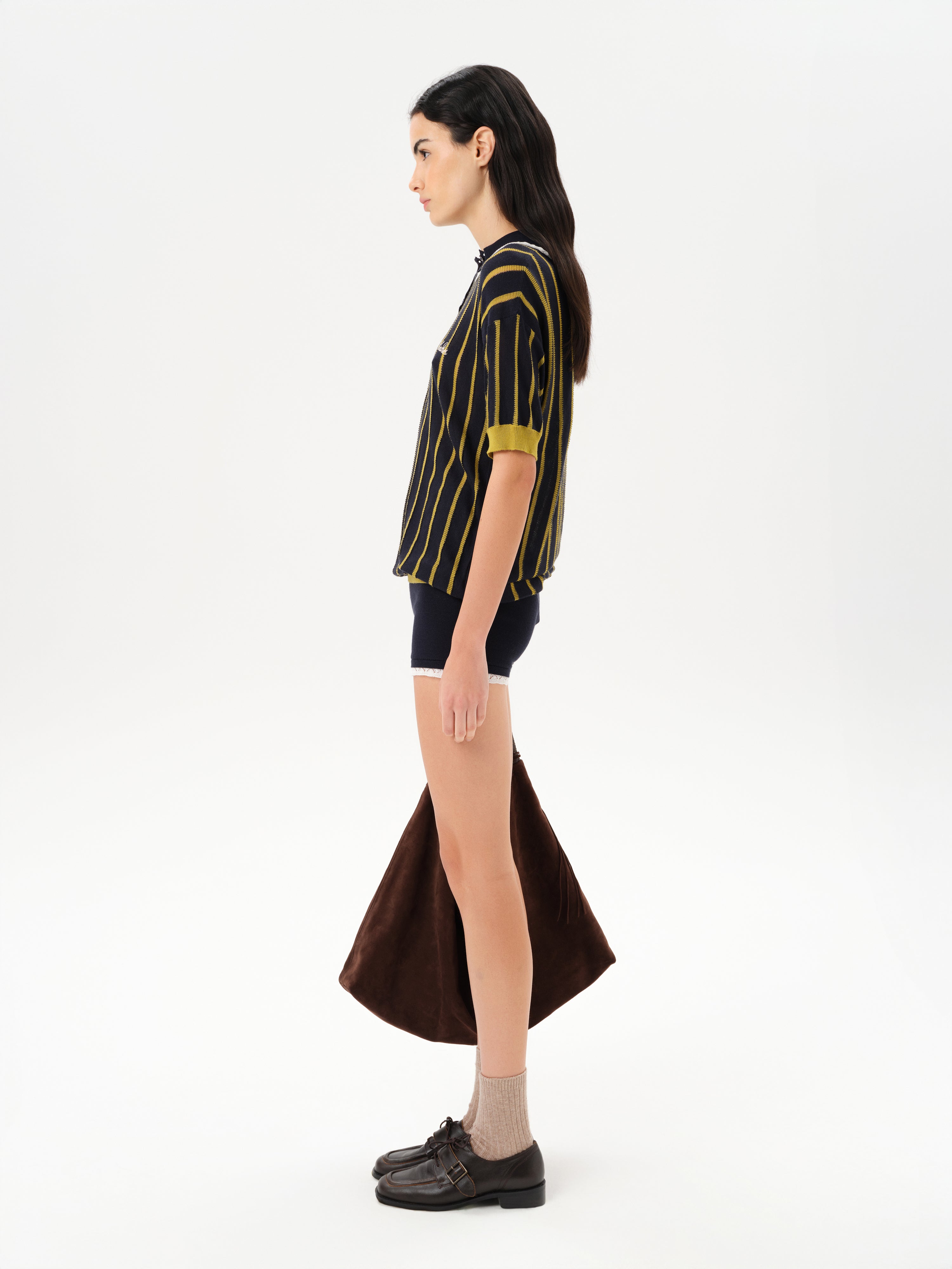 SOU - Form-fitting knit mini shorts