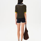 SOU - Form-fitting knit mini shorts