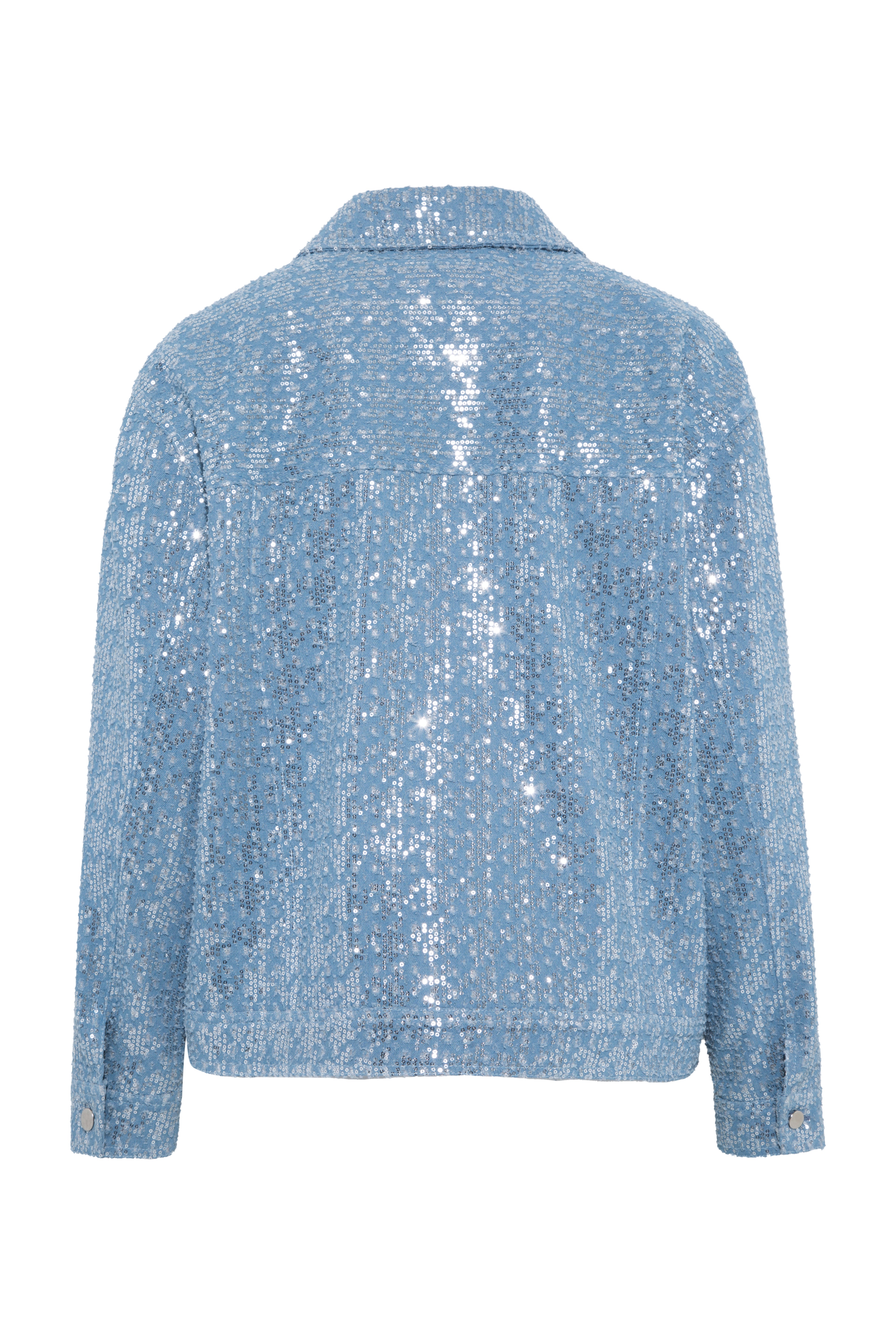 SPAR - Sequined denim trucker jacket