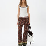 TANY - Polka-dot drawstring pants