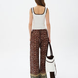 TANY - Polka-dot drawstring pants