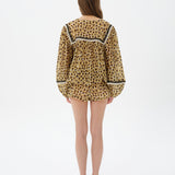 UNEAS - Polka-dot printed mini shorts