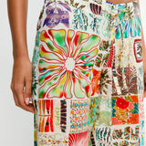 COLY - Wide-leg tie-front trousers with hem detail