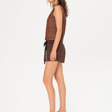 ENTY - Woven leather vest
