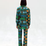 LAYN - Printed button-down shirt