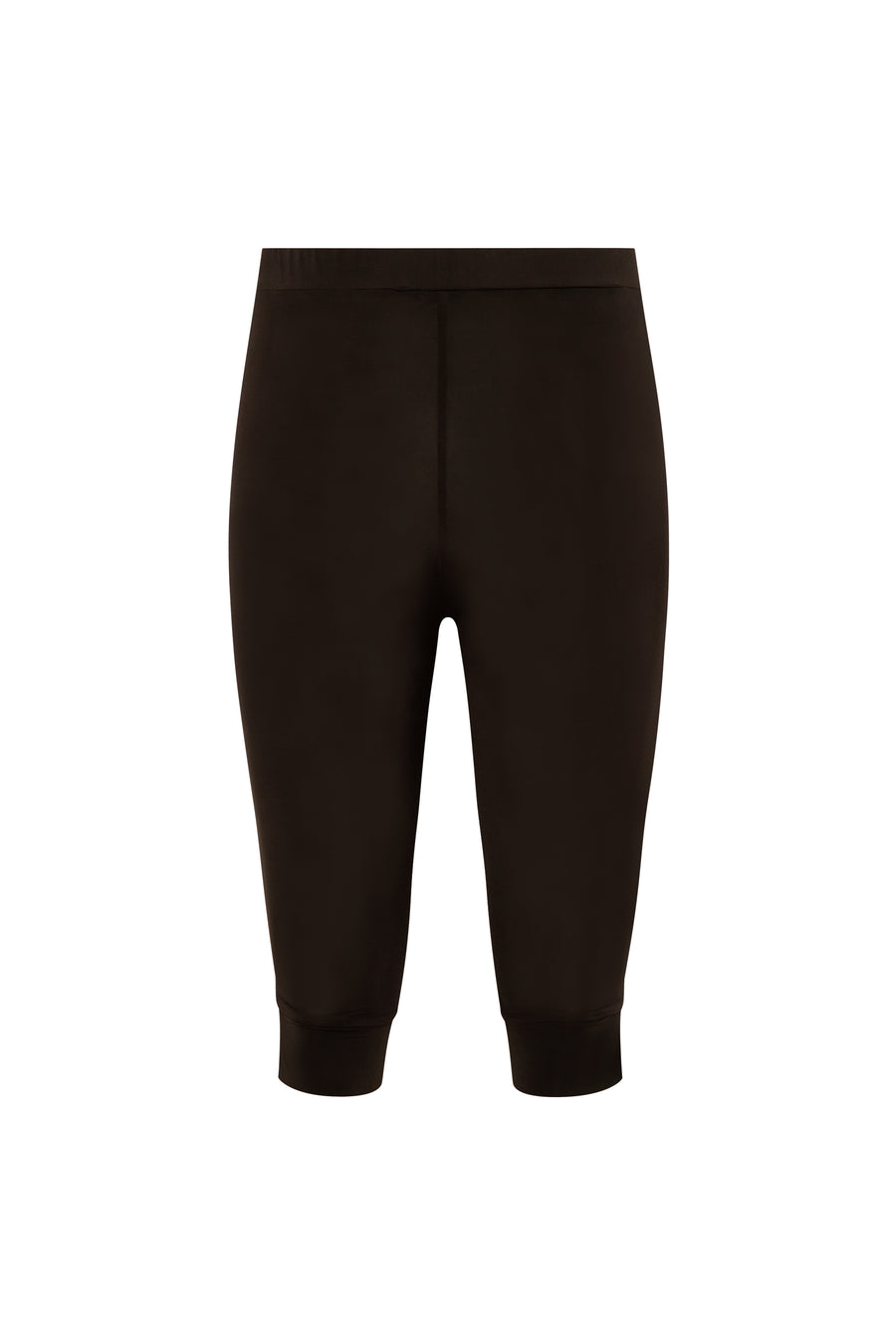 TALI - Logo detailed cropped jersey leggings