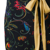 SHELA - Satin flare pants with contrast belt