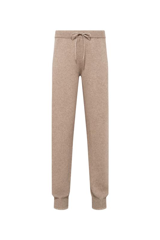 THEKLA - Drawstring knit jogger pants with stitch detailing