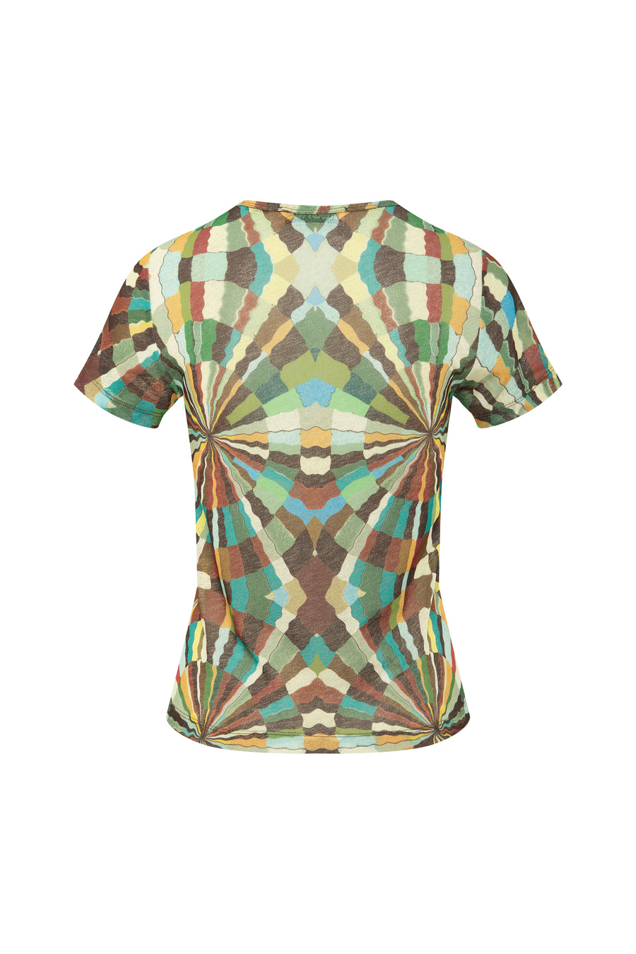 TISO - Kaleidoscope printed textured t-shirt