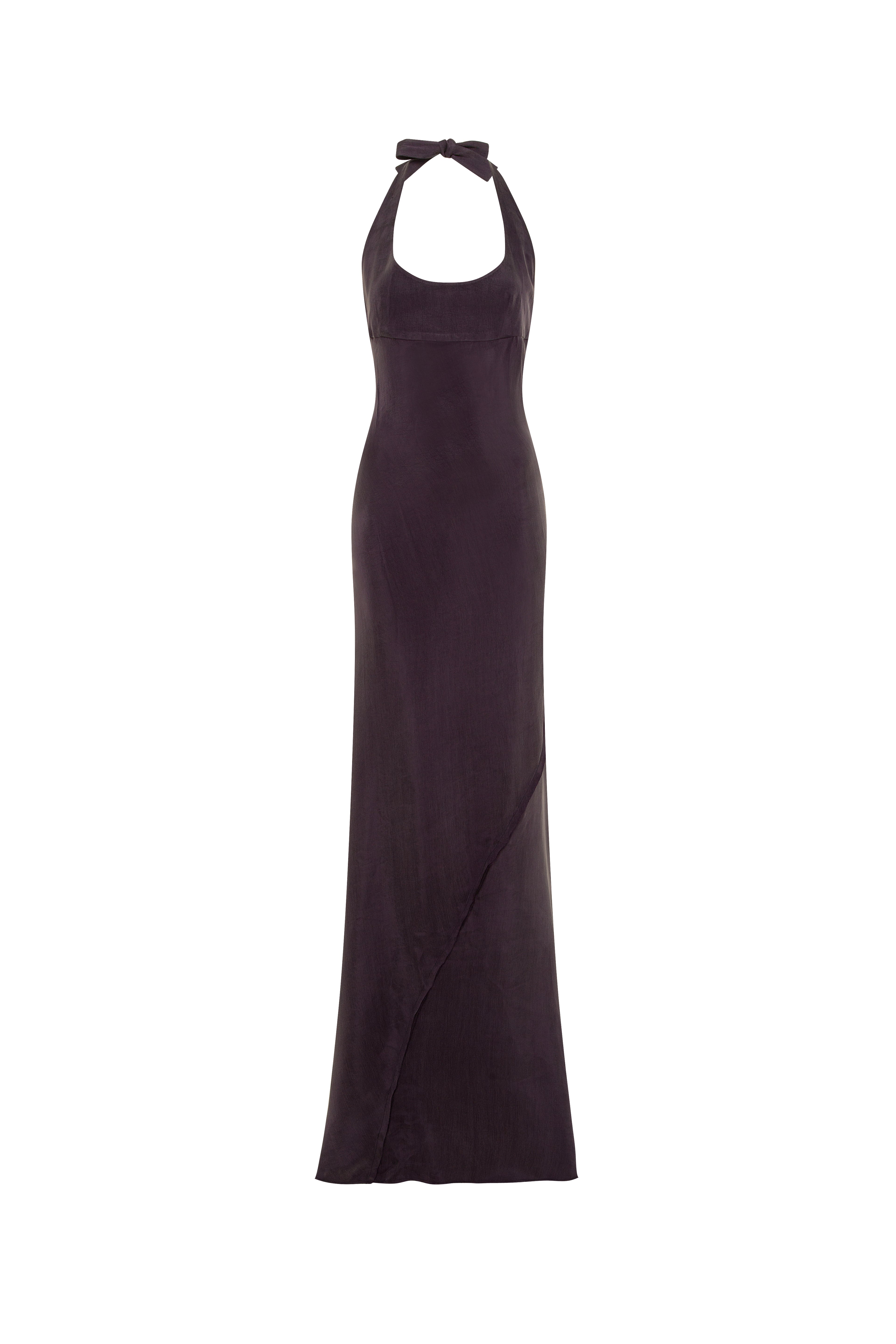 WELISE - Halterneck panelled maxi dress