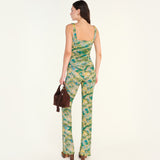 FLO - Floral printed flare-leg pants