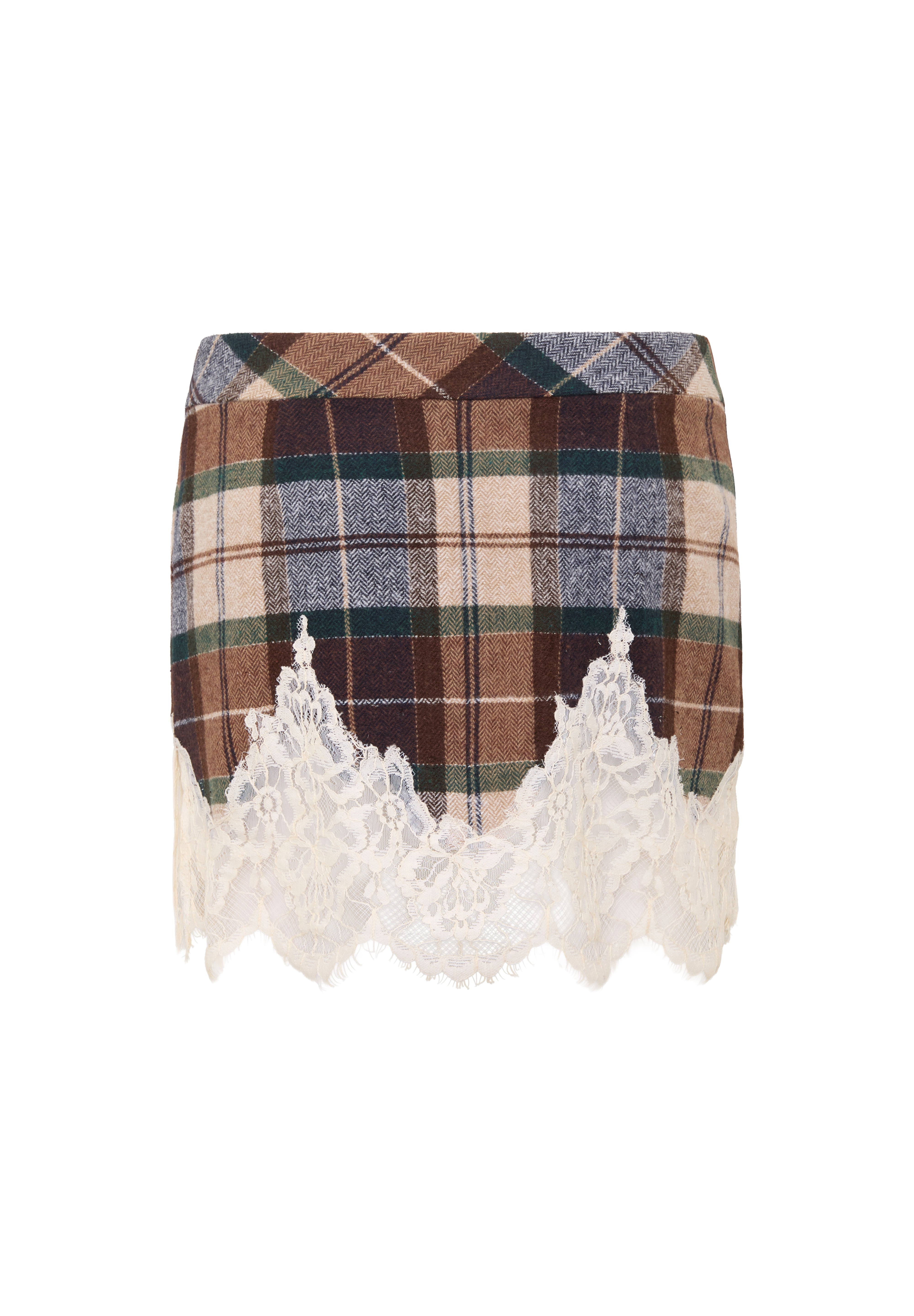 WITZ - Lace-trimmed mini skirt